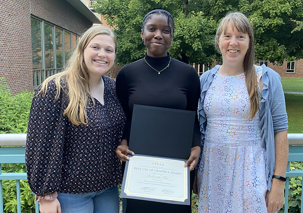 Emma Endres, Deborah Oke and Janet Macdonald